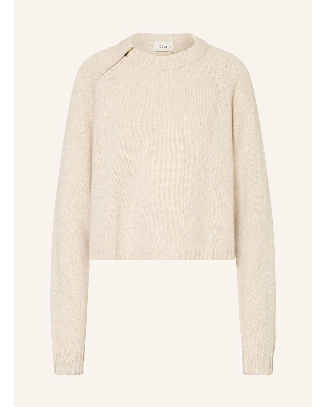 Ba&sh Natural Pullover CORVY aus Cashmere