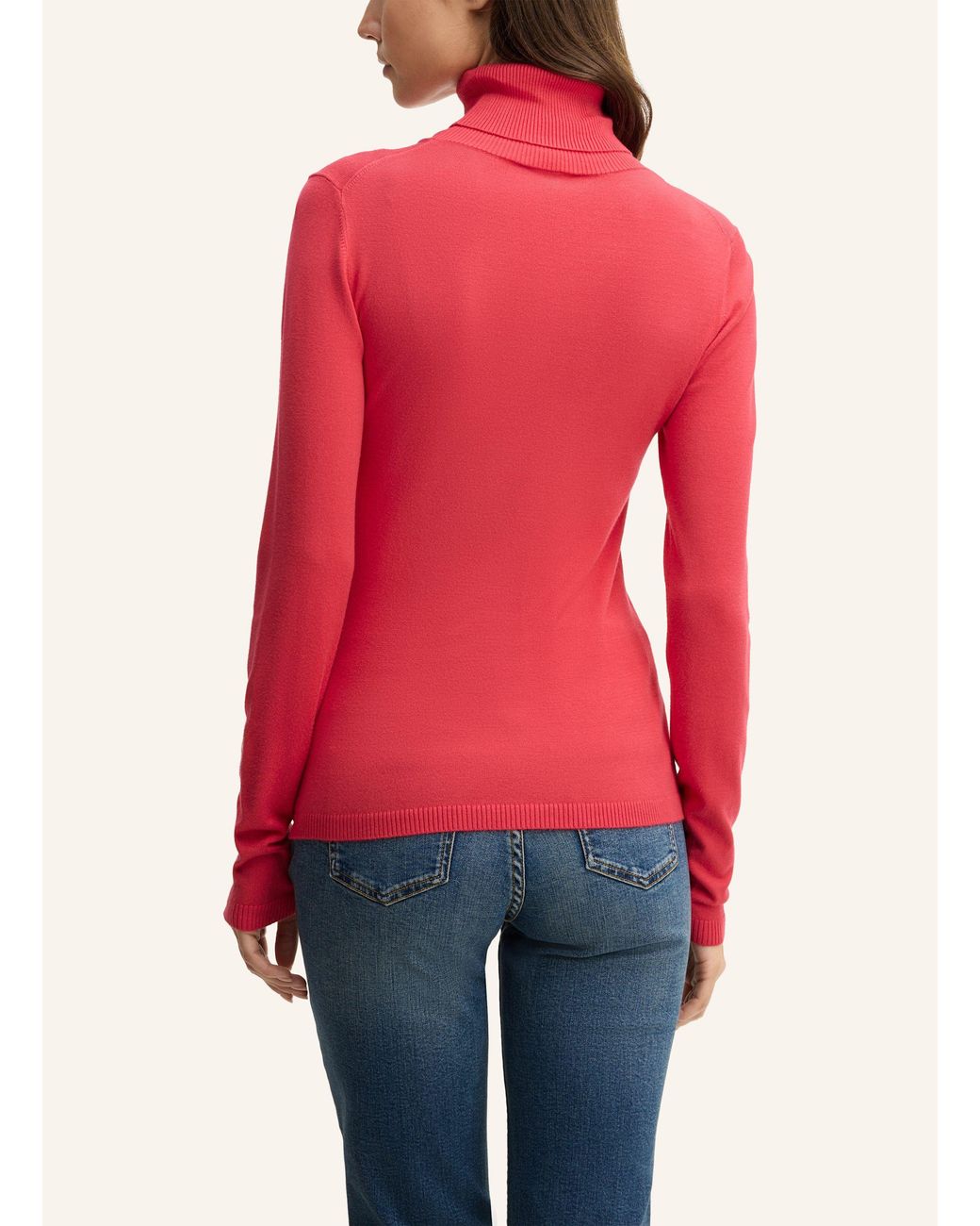 Joop! Pink Rollkragen-Pullover