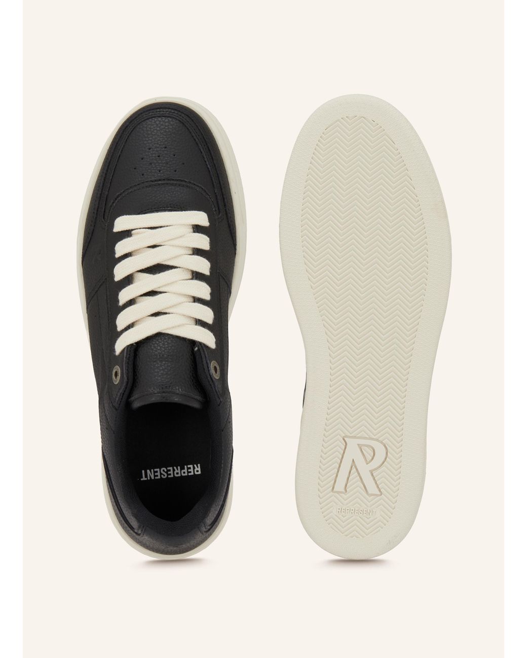 Represent Black Sneaker INITIAL