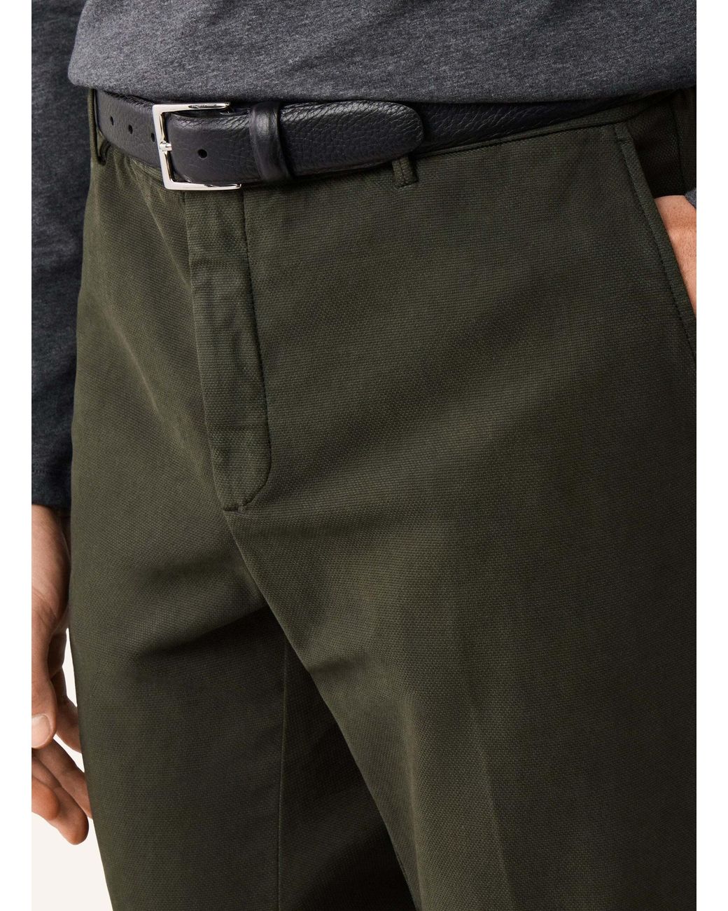 Hackett Chino DEVON TEXTURE in Gray für Herren