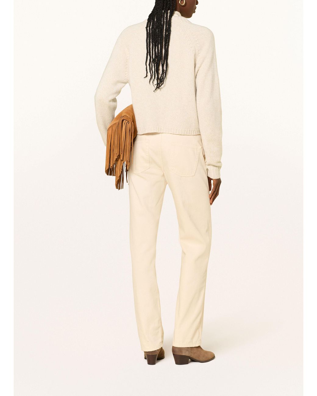 Ba&sh Natural Pullover CORVY aus Cashmere