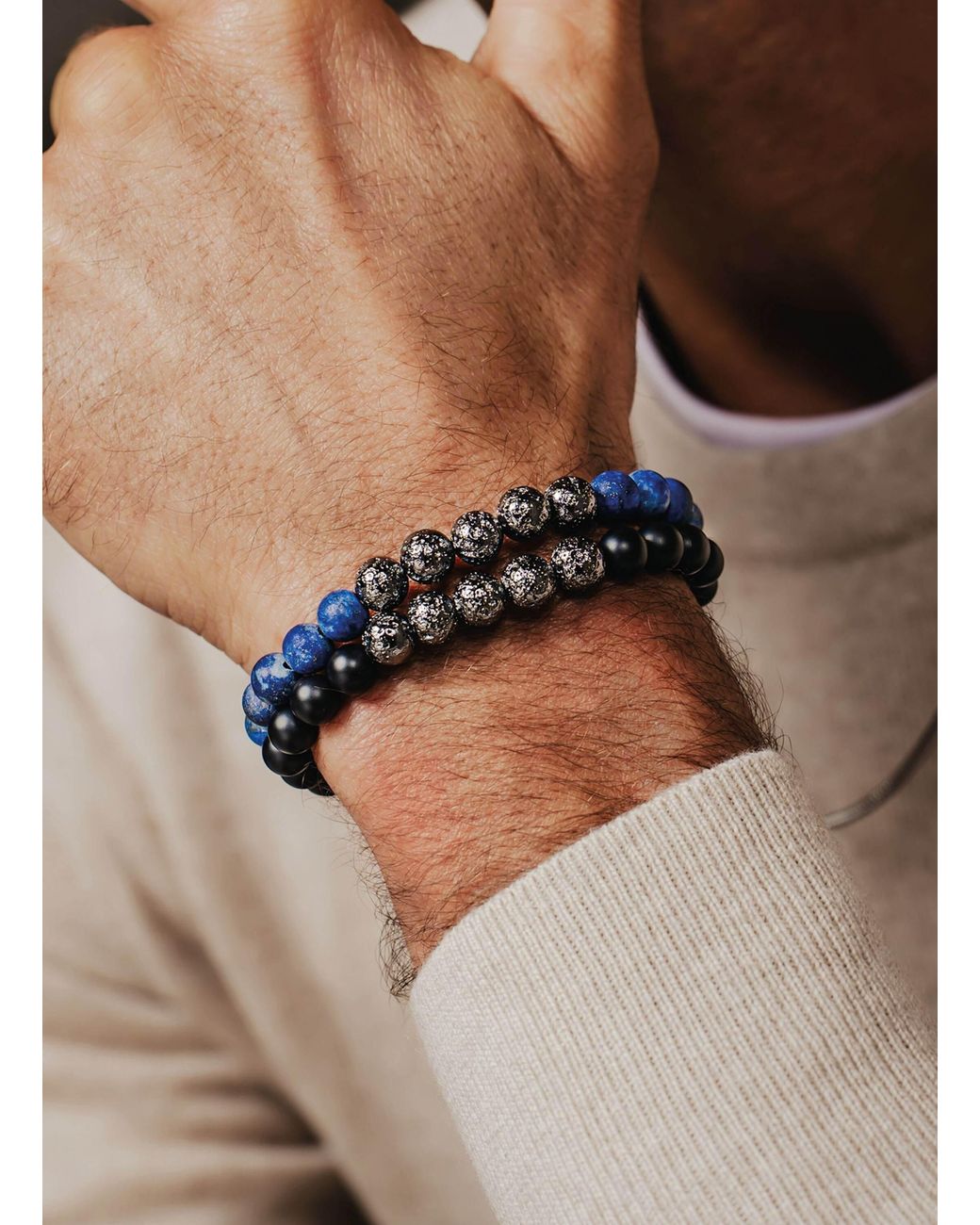 Tateossian Armband VESUVIUS in Blue für Herren
