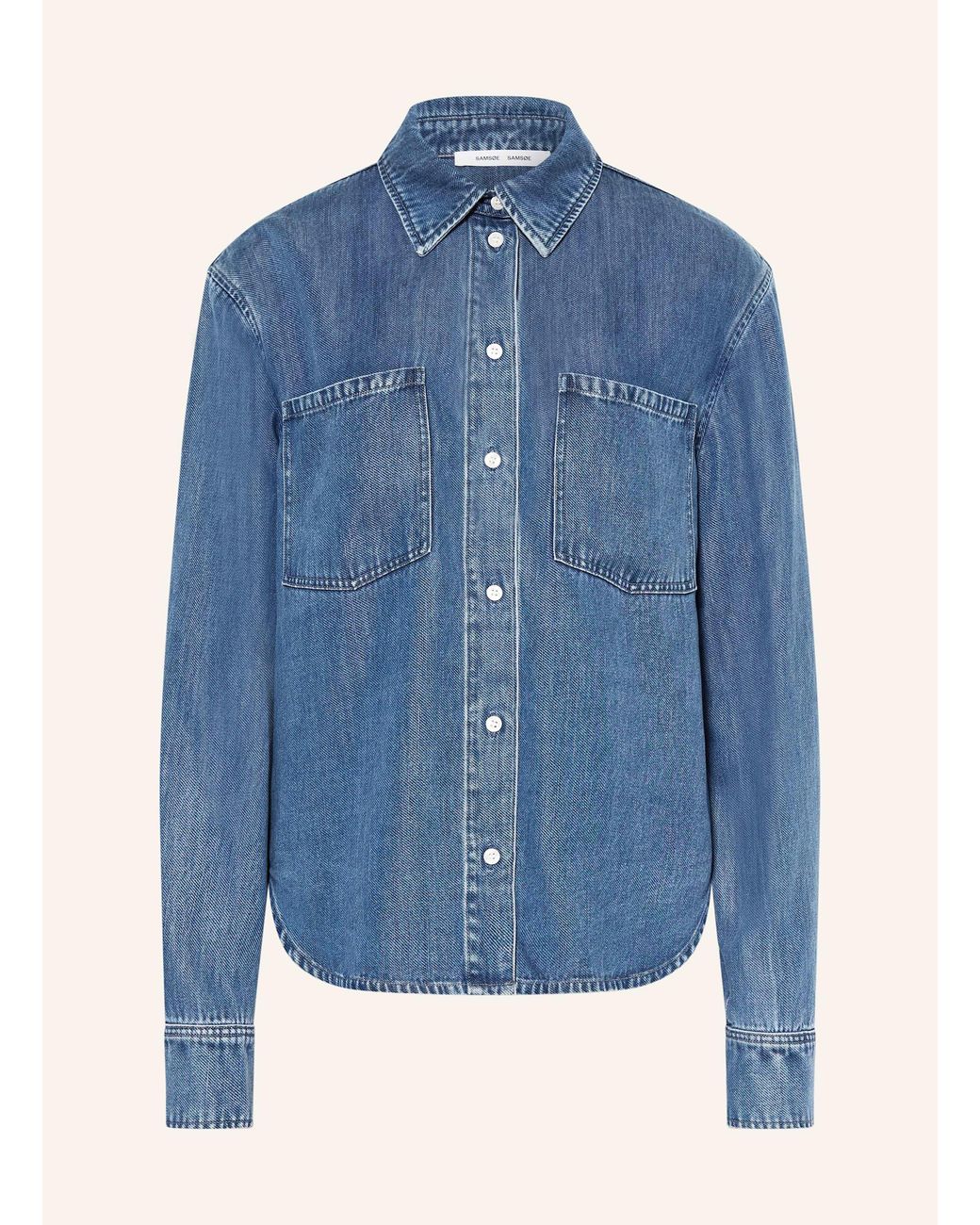 Samsøe & Samsøe Blue Hemdbluse SABEXY