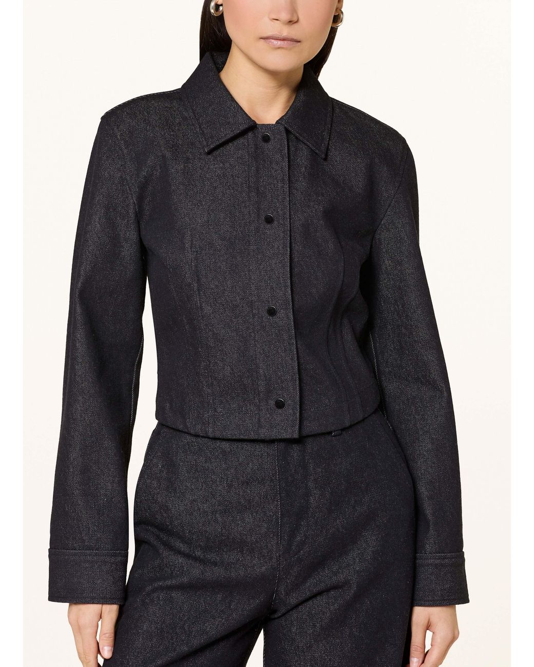 Vince Blue Cropped-Overjacket