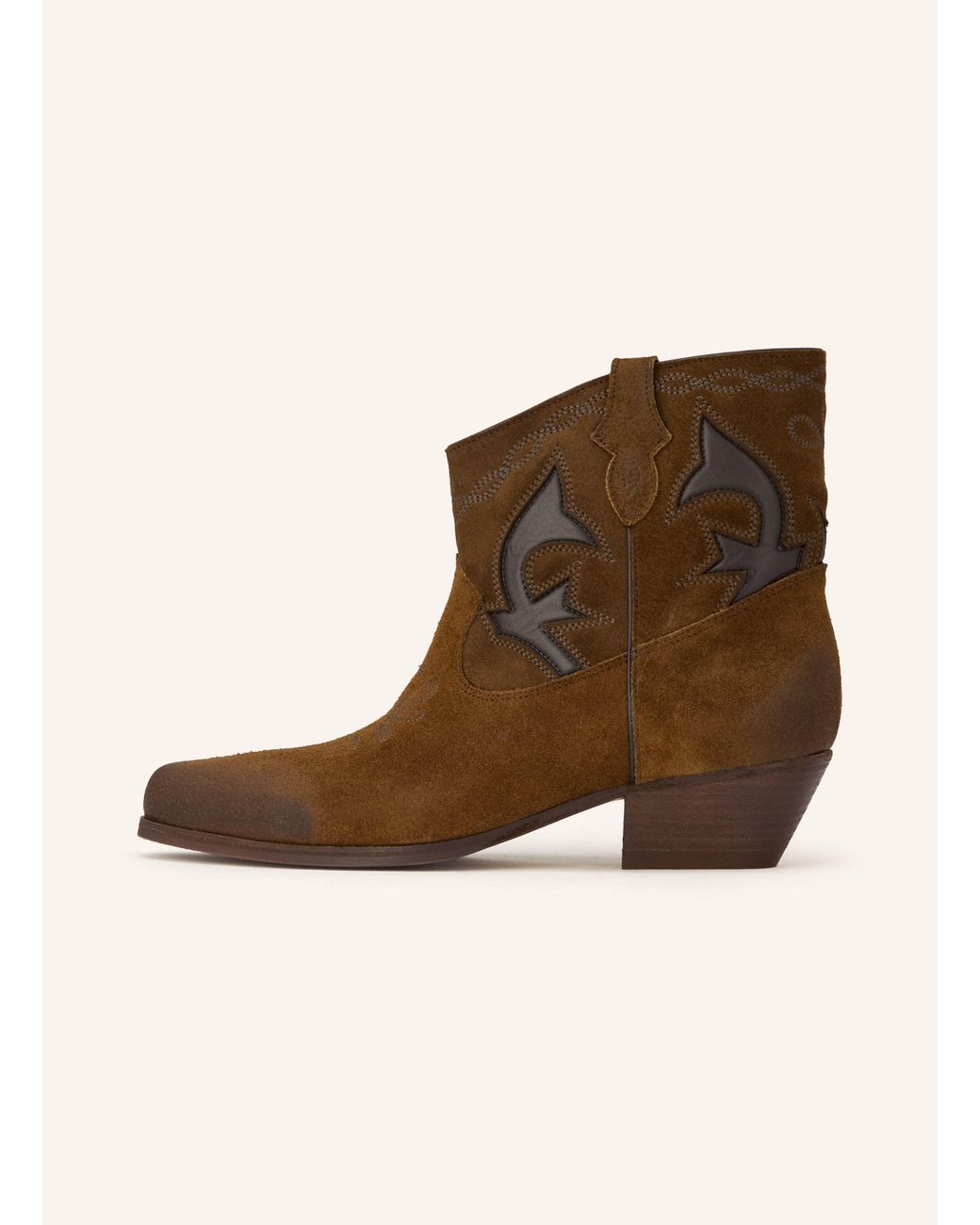 Ba&sh Brown Cowboy Boots CURTIS