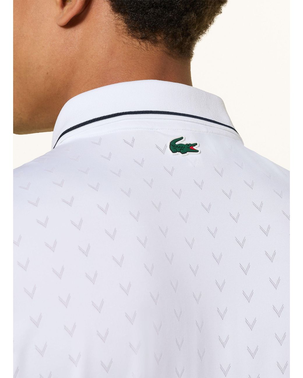 Lacoste Funktions-Poloshirt in White für Herren