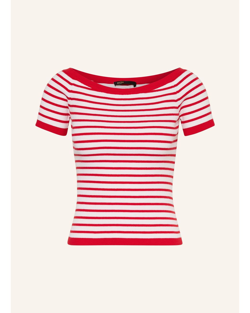 Maje Red Strickshirt