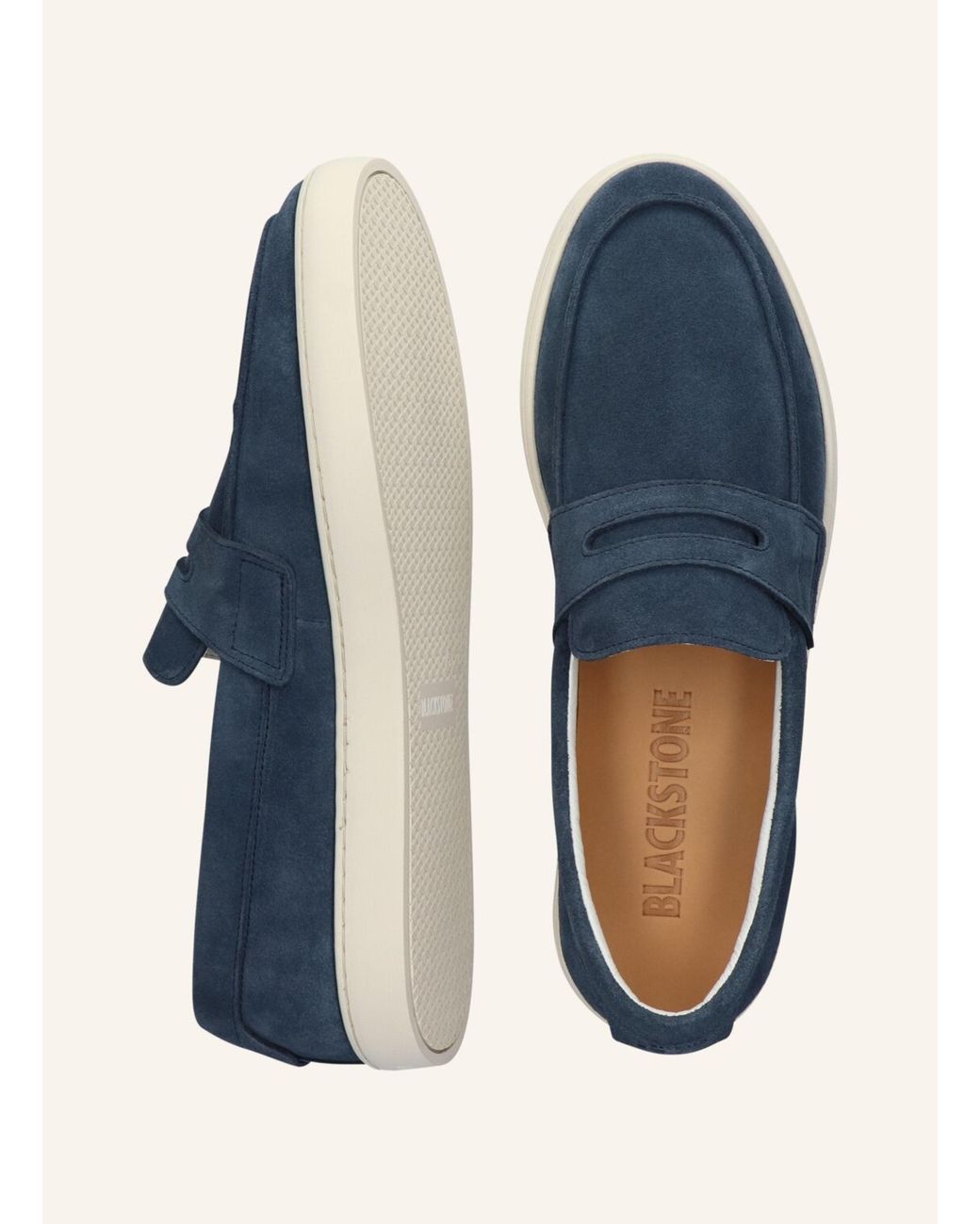 Blackstone Slip-ons in Blue für Herren