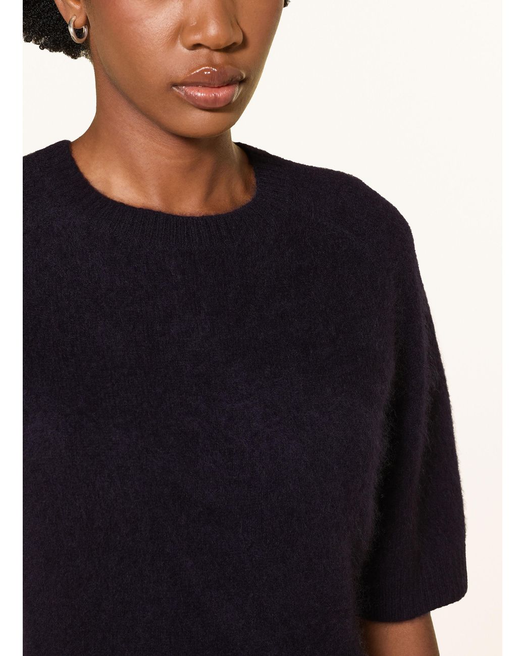 Maje Blue Strickshirt