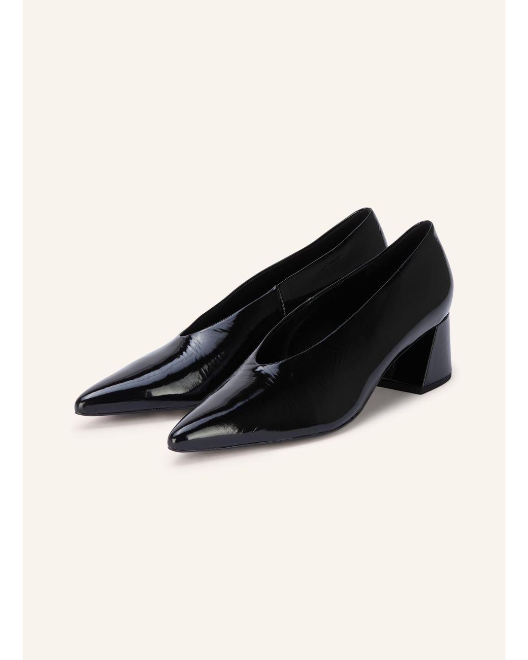 Högl Black Lack-Pumps