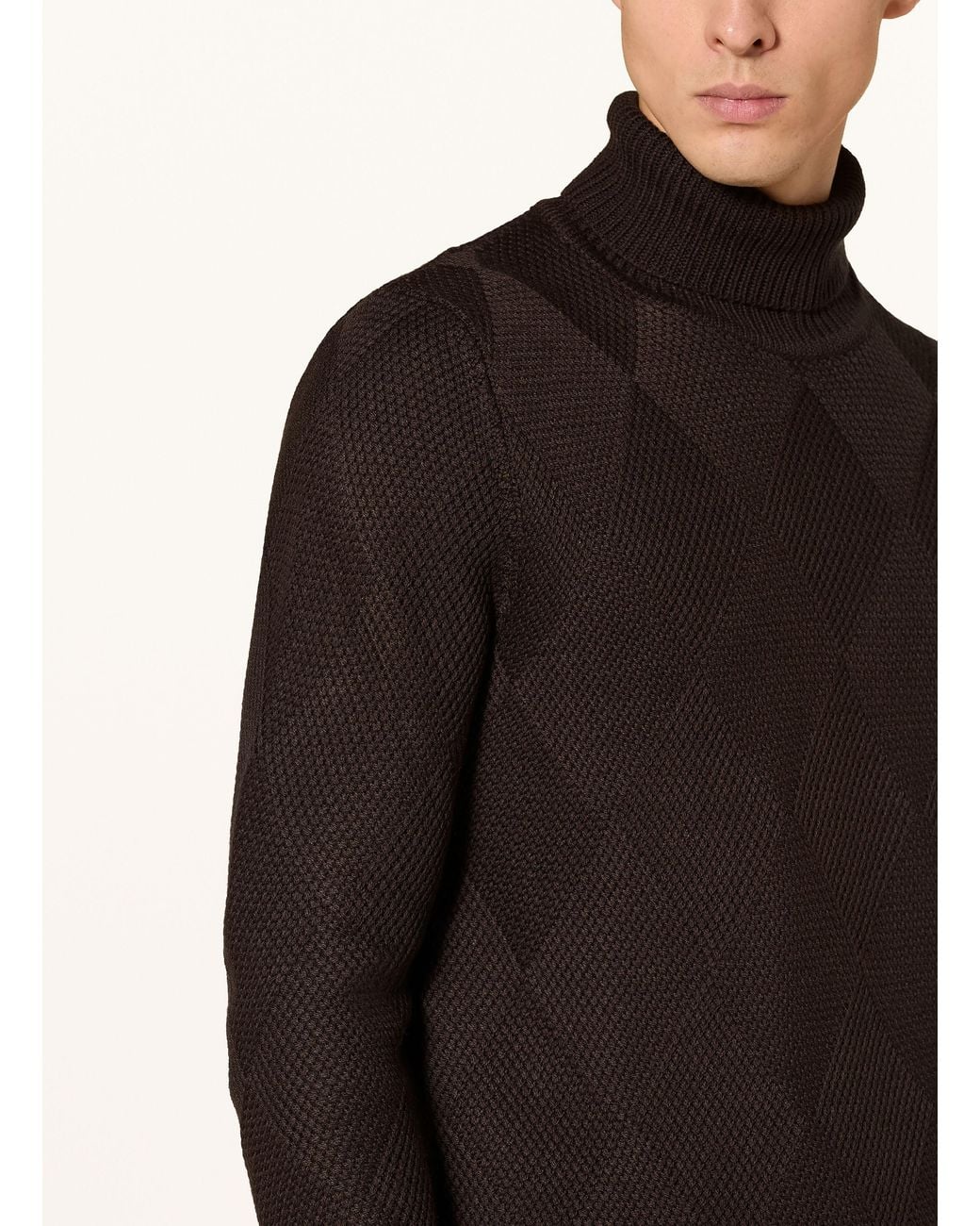 Strellson Rollkragenpullover HAMILTON-TS in Black für Herren