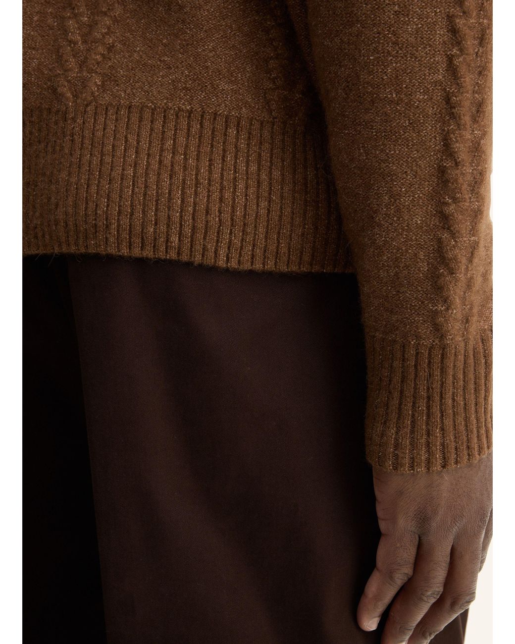 Strellson Strickjacke in Brown für Herren