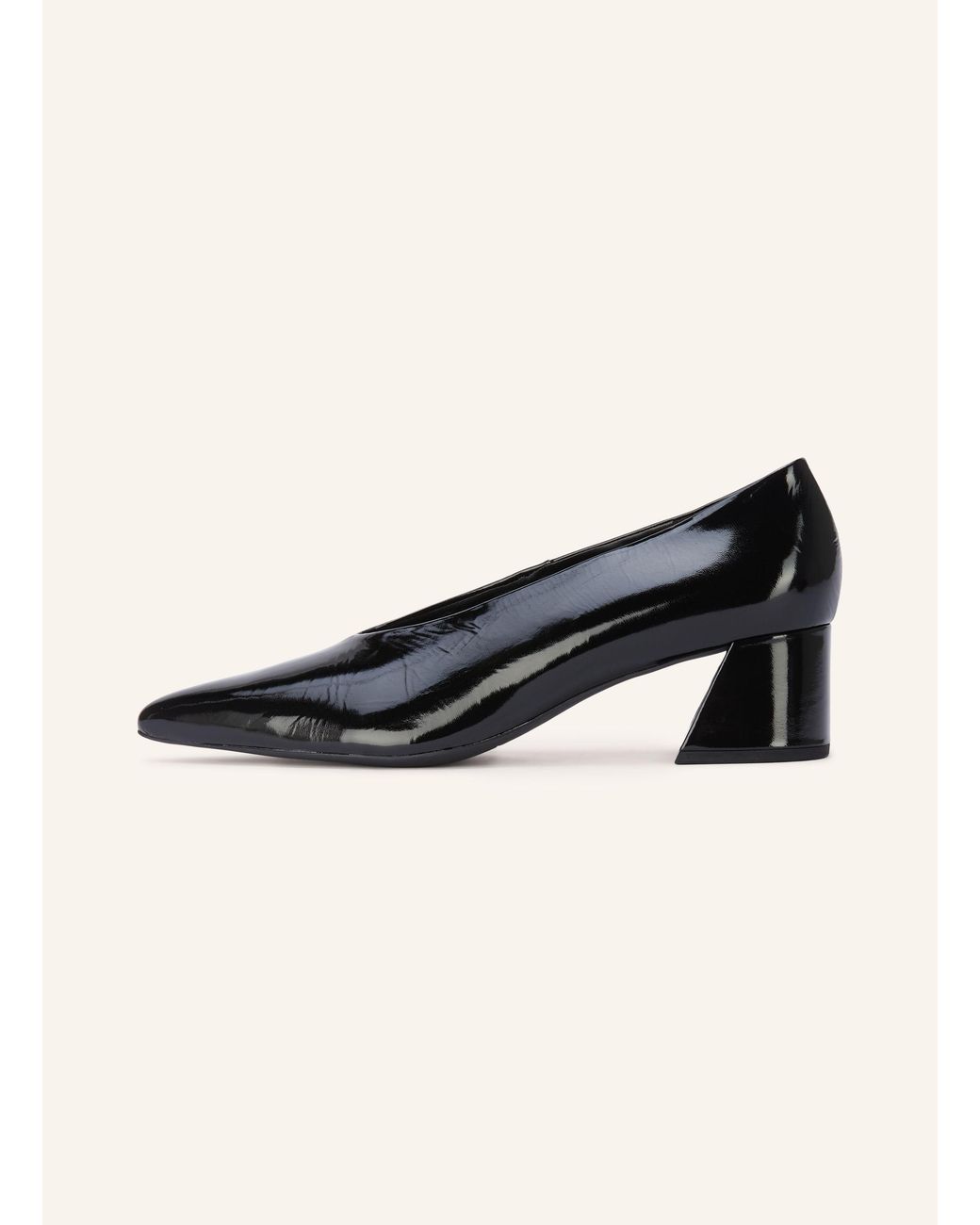 Högl Black Lack-Pumps