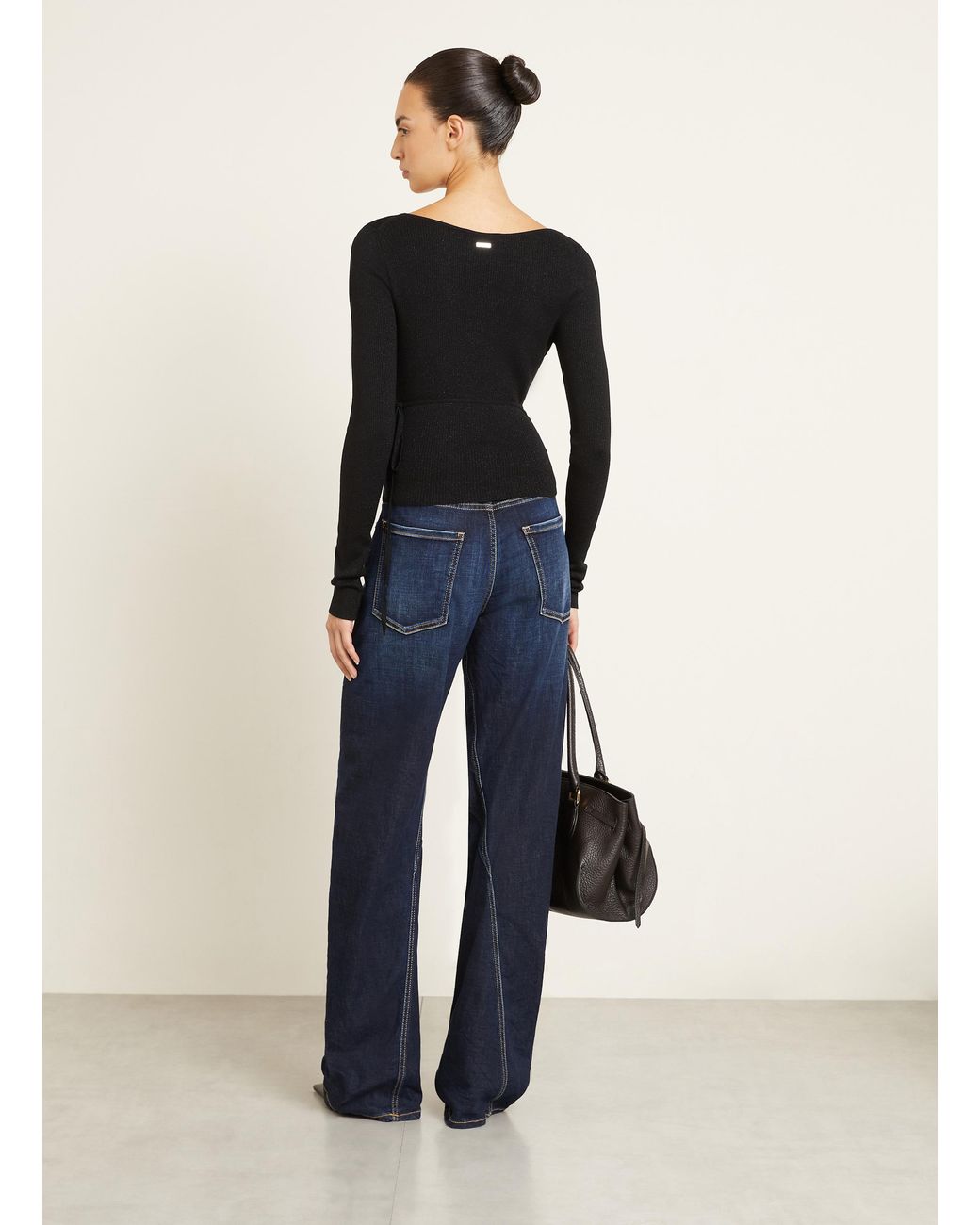 DSquared² Black Strickjacke mit Glitzergarn