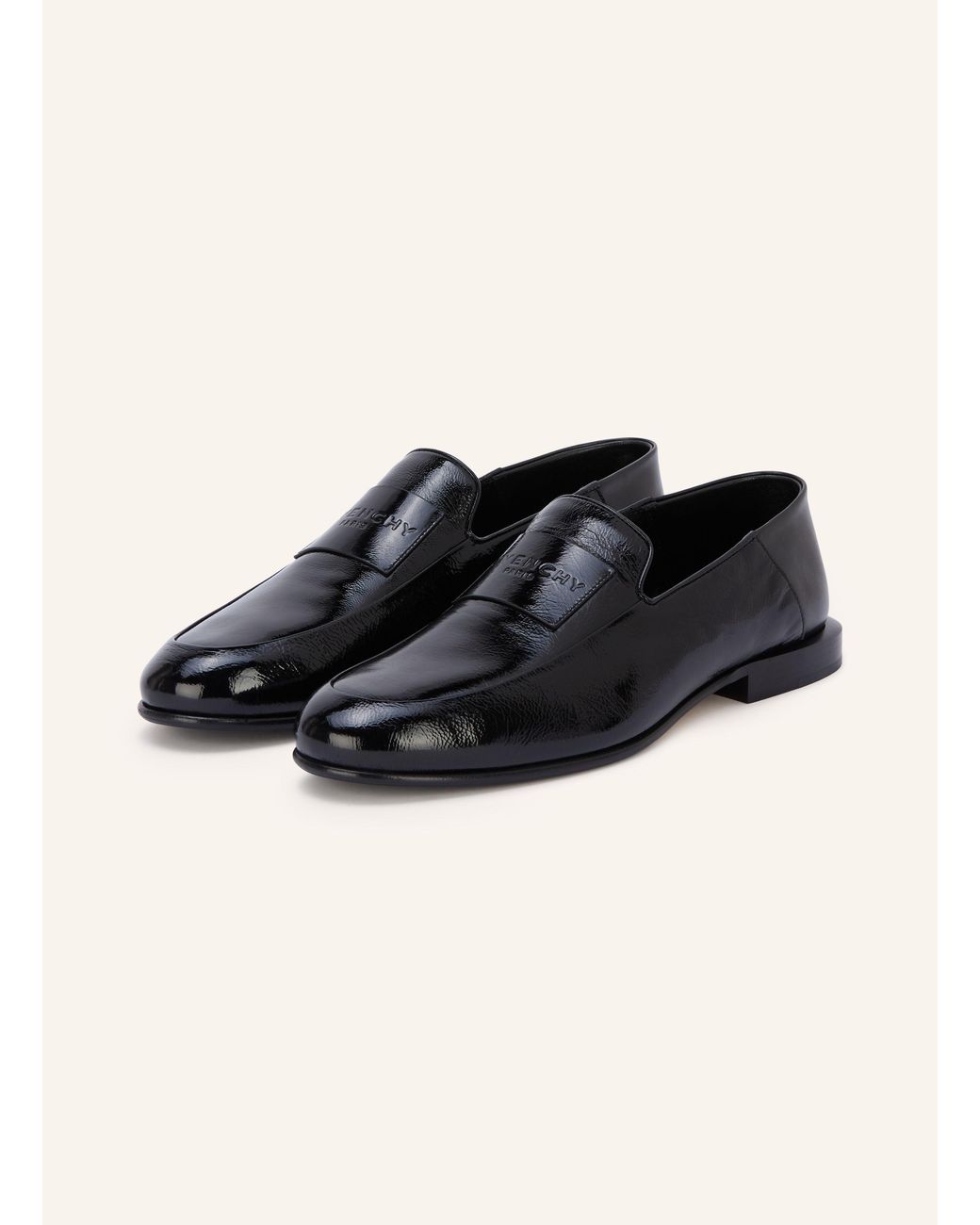 Givenchy Black Lack-Loafer