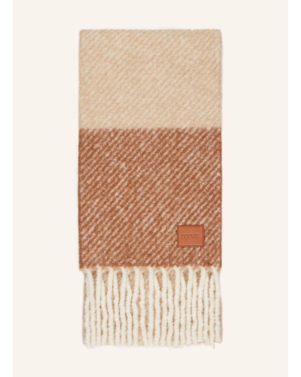 Loewe Natural Schal mit Alpaka