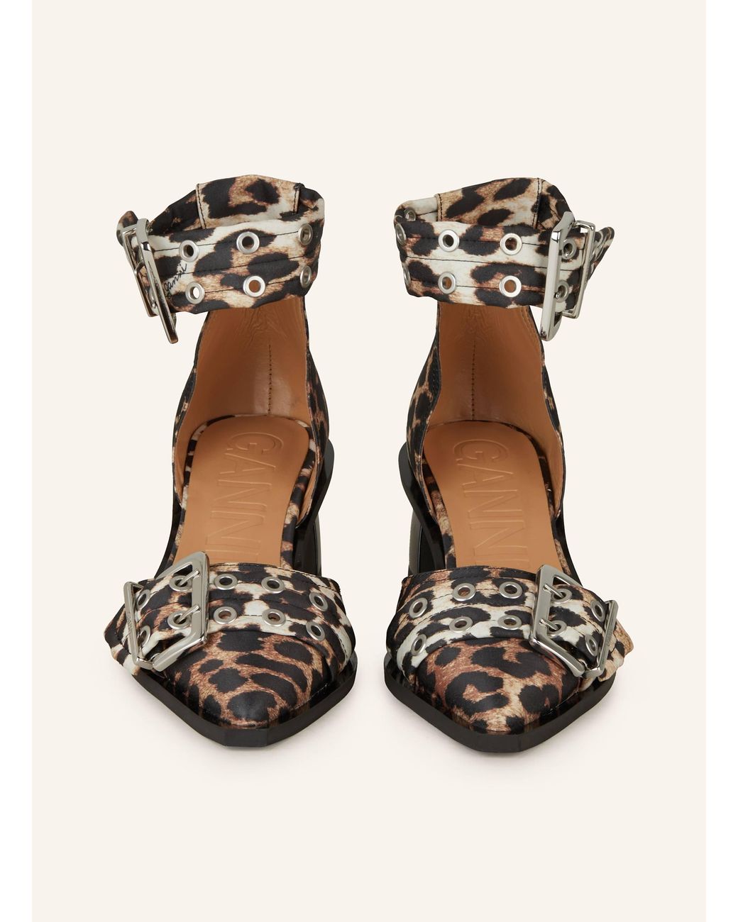 Ganni Natural Pumps
