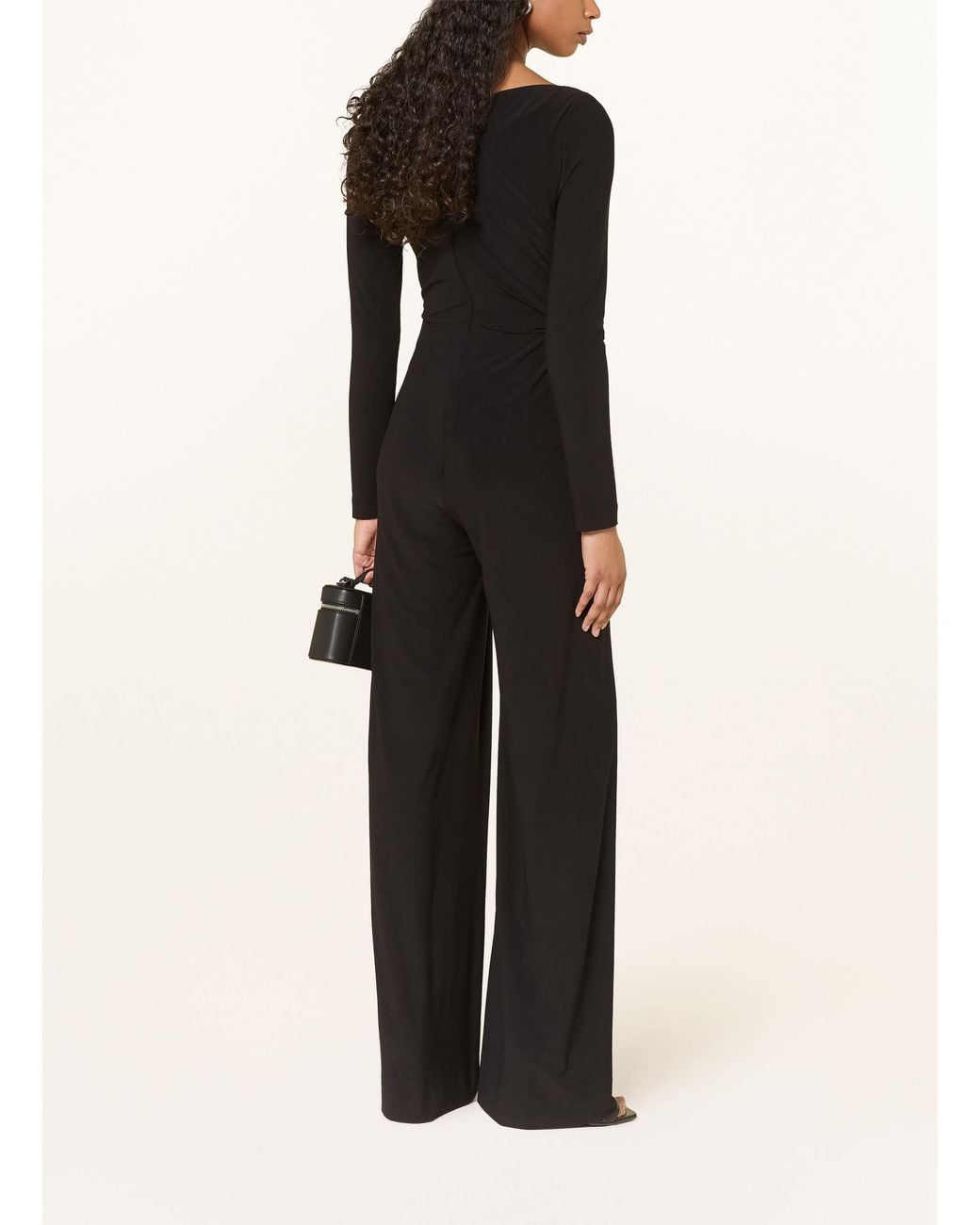 Talbot Runhof Black Jersey-Jumpsuit