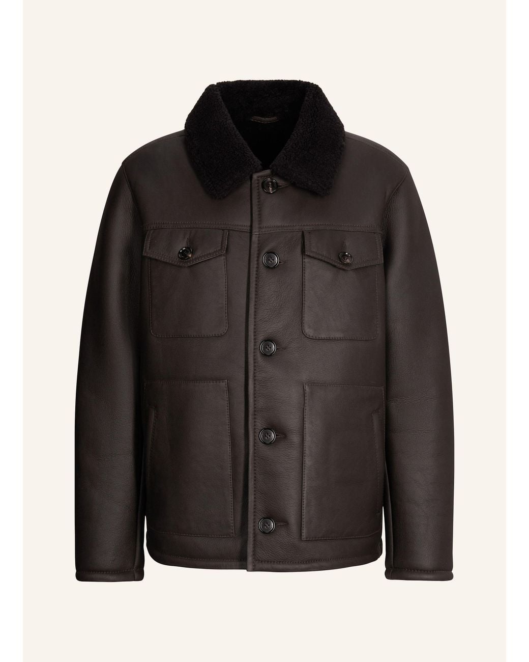 Windsor. Lederjacke in Black für Herren