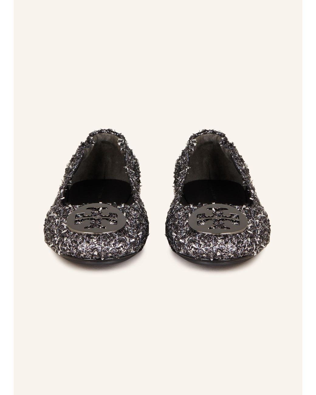 Tory Burch Multicolor Ballerinas MINNIE mit Glitzergarn