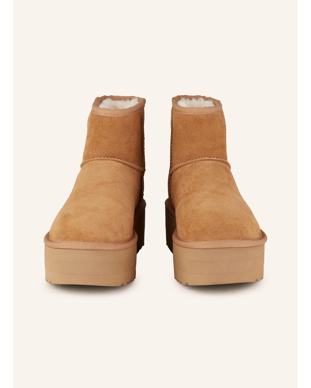 Ugg Natural Plateau-Boots CLASSIC MINI PLATFORM