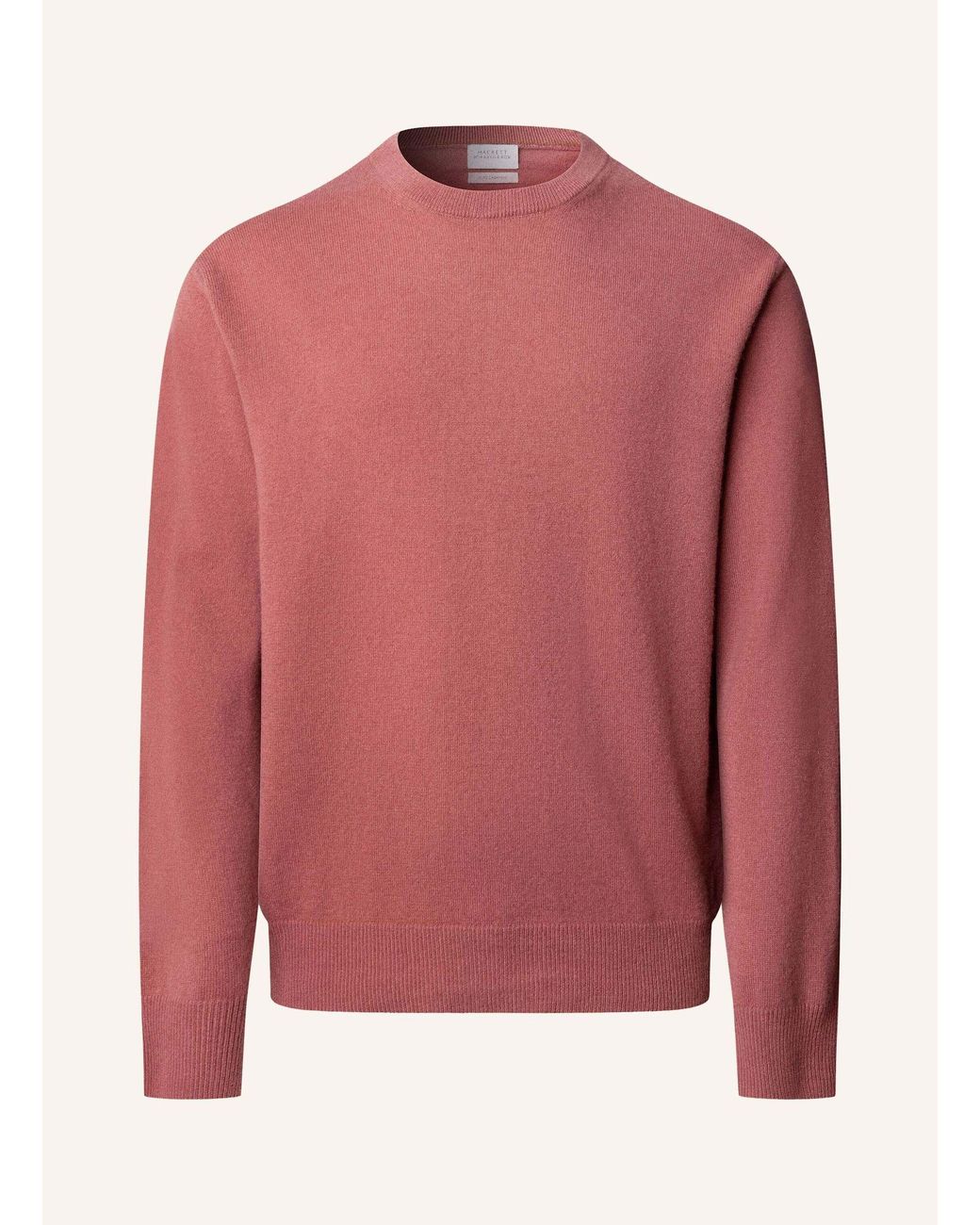 Hackett Pullover SR CASHMERE CREW in Pink für Herren