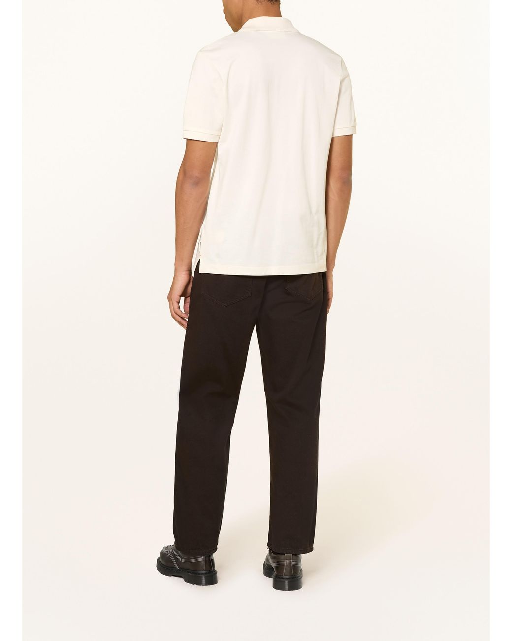 Scotch & Soda Piqué-Poloshirt in Natural für Herren