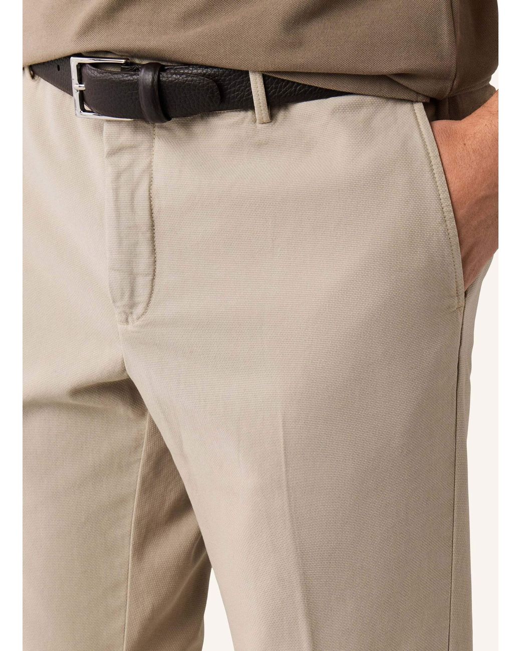 Hackett Chino DEVON TEXTURE in Natural für Herren