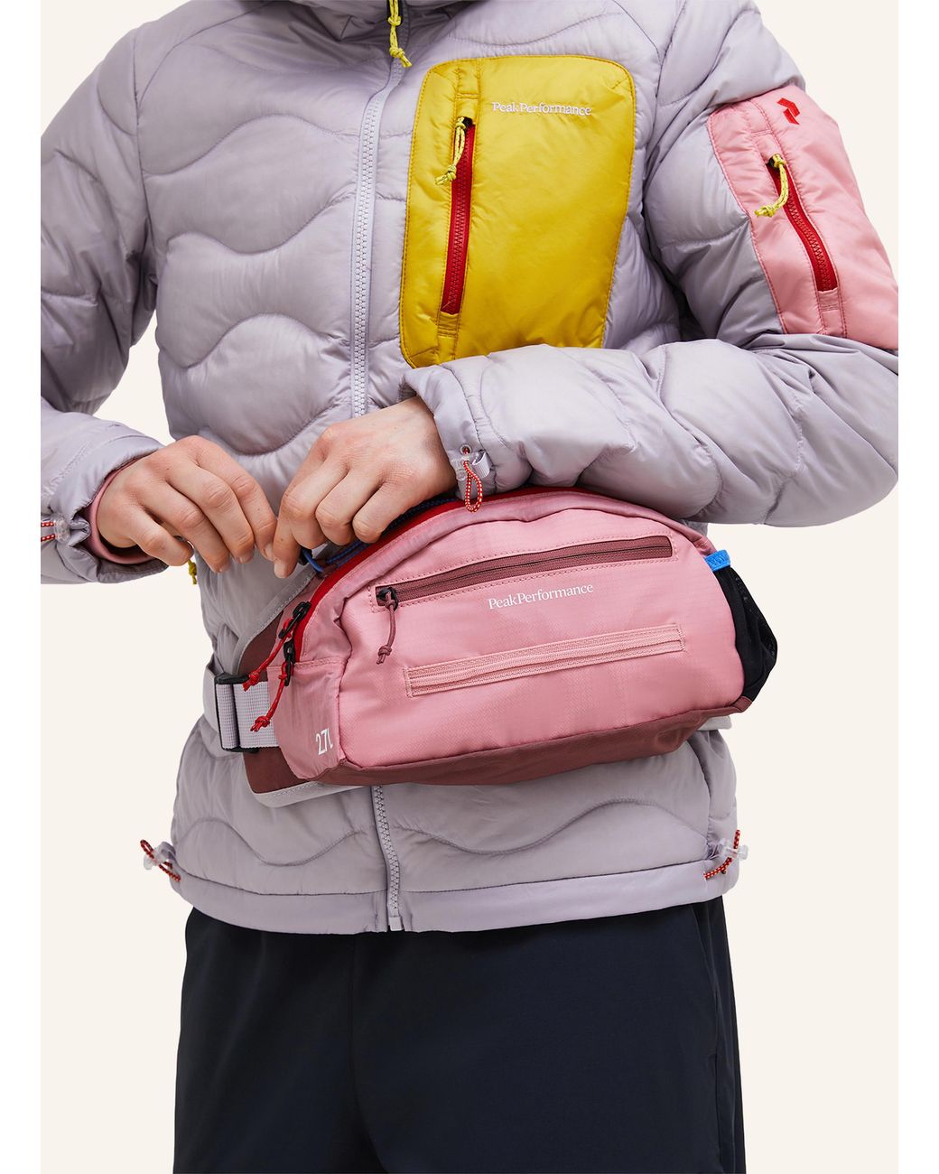 Peak Performance Pink Trail Hip Bag 2,7L Bauchtasche