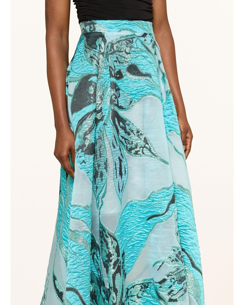 Talbot Runhof Blue Jaquard-Rock