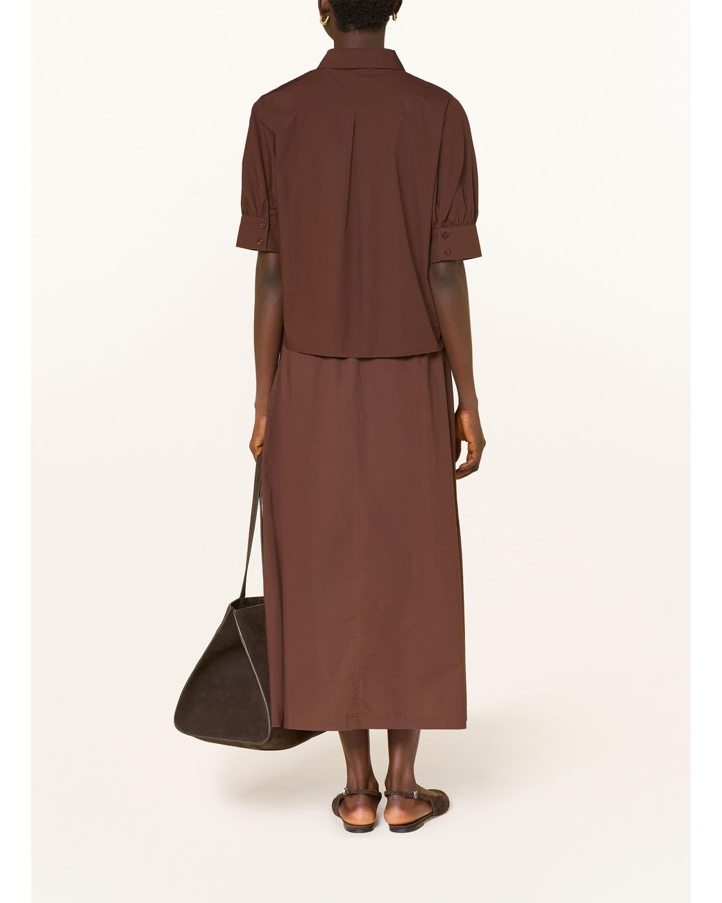 Lanius Brown Hemdbluse