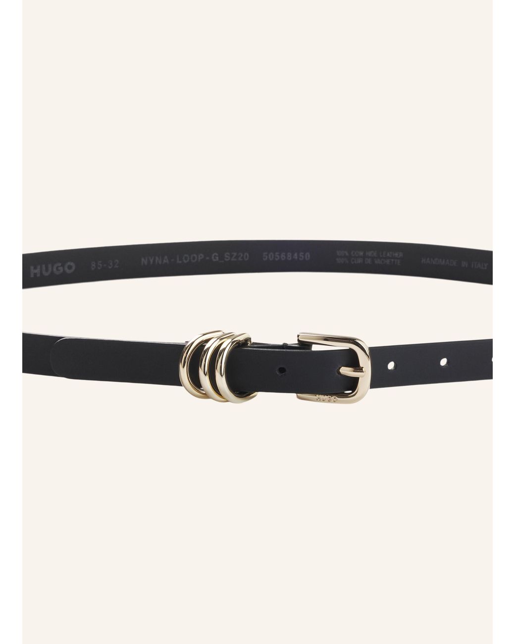 HUGO Black G�Rtel NYNA-LOOP-G_SZ20