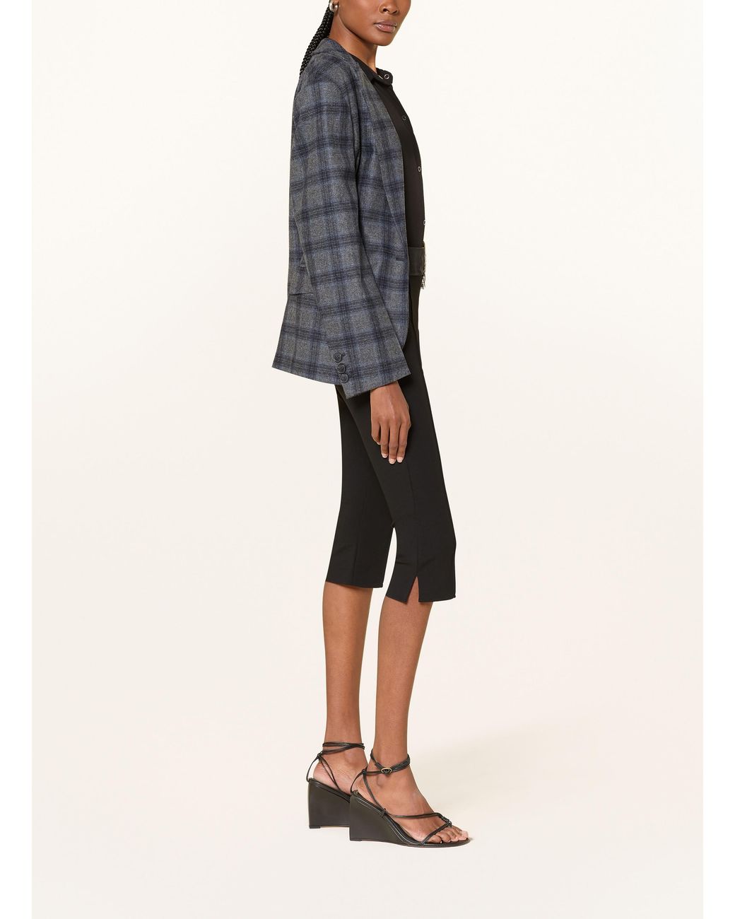Ba&sh Black 3/4-Hose CAPRIA