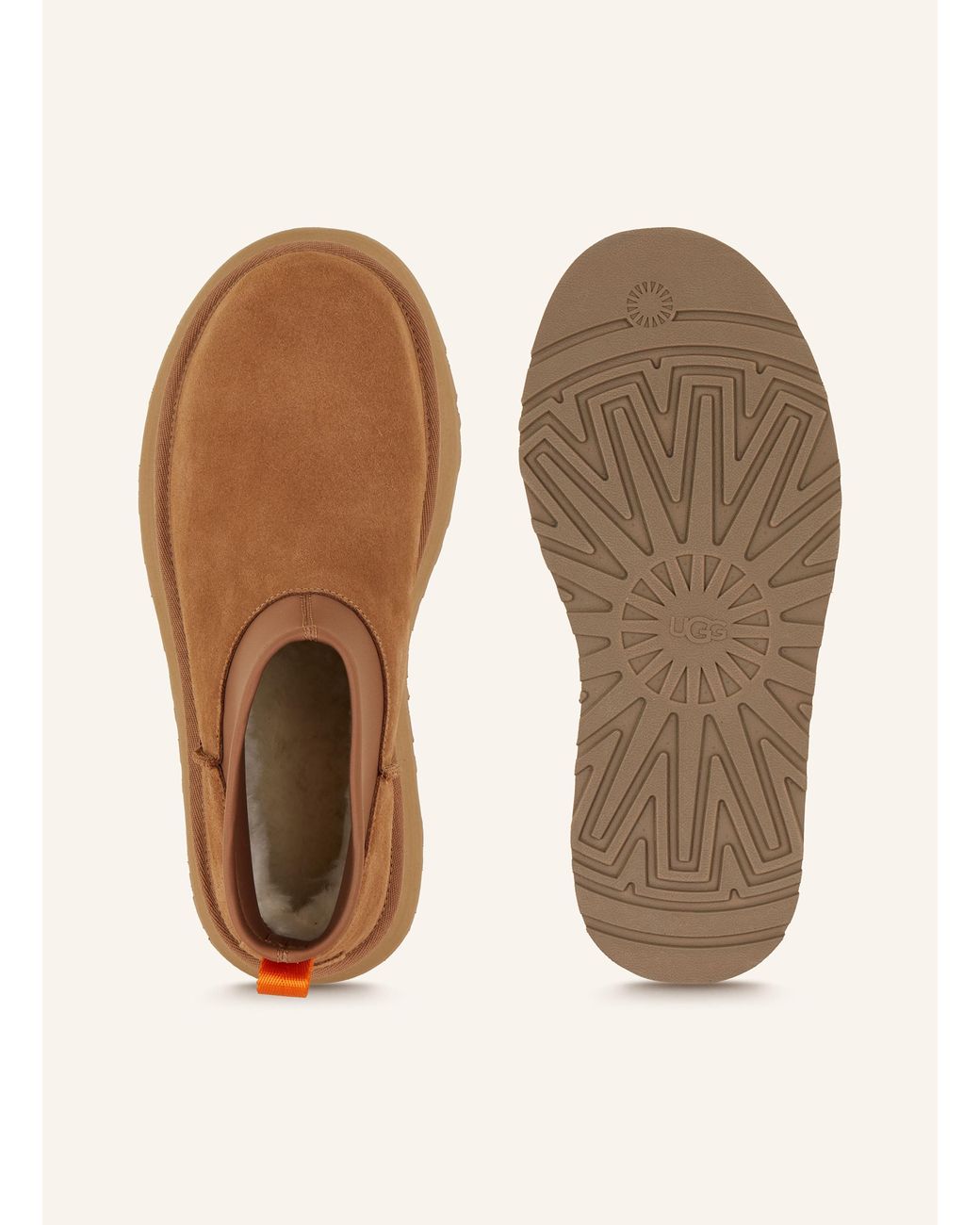 Ugg Brown Plateau-Boots CLASSIC MINI DIPPER