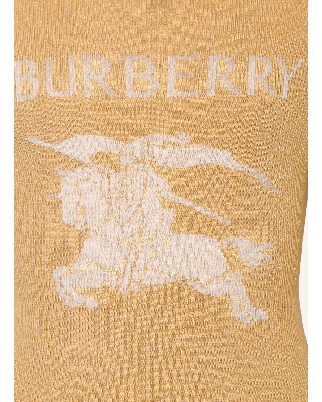 Burberry Pullover mit Glitzergarn in Natural für Herren