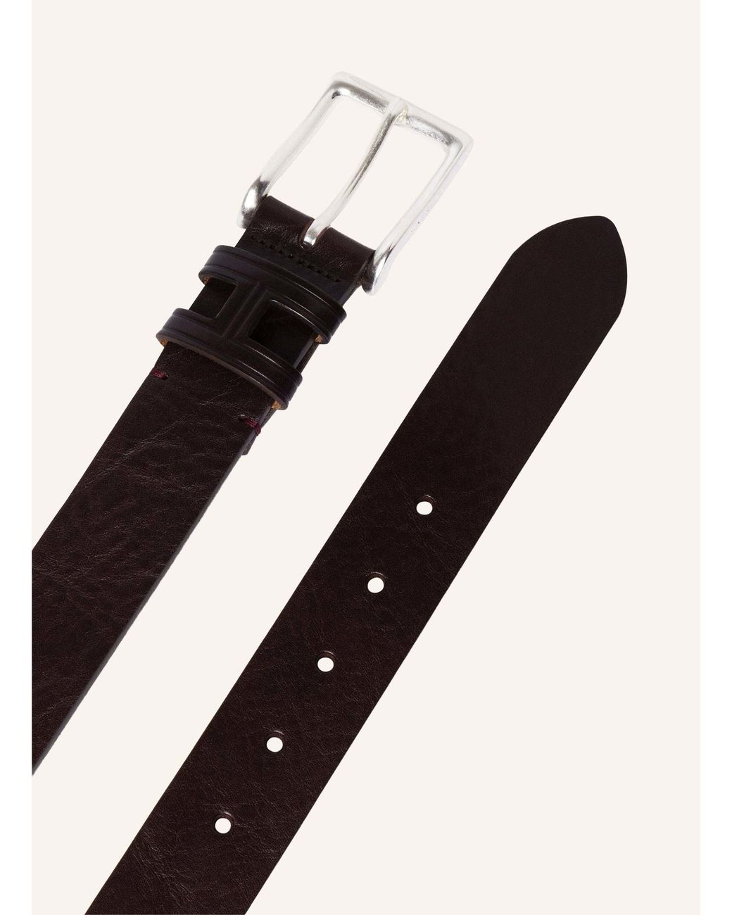 Hackett Gürtel TACK STITCH H KEEPER in Black für Herren