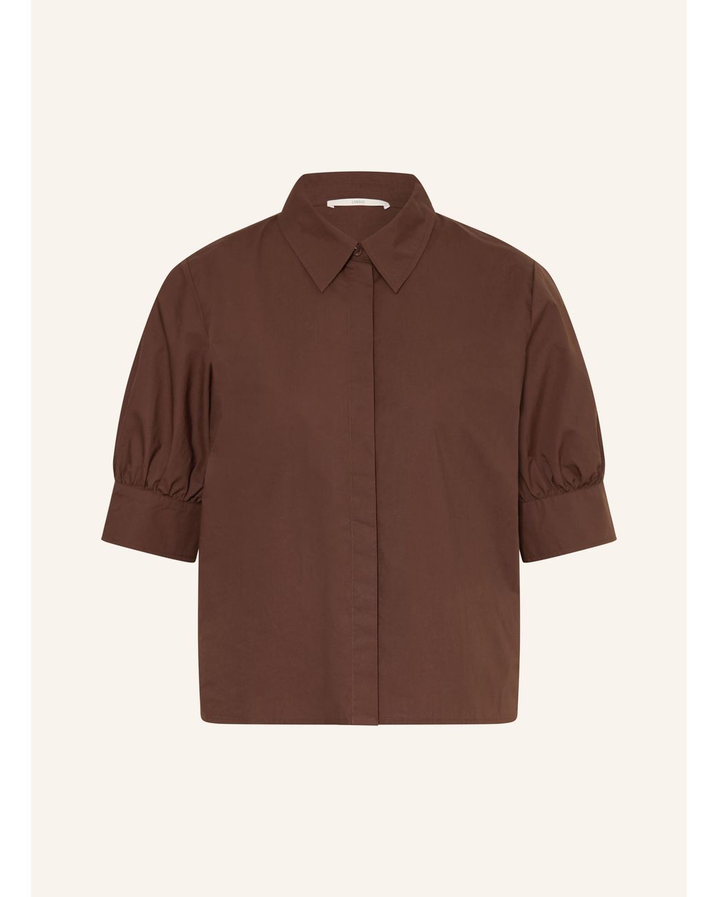 Lanius Brown Hemdbluse