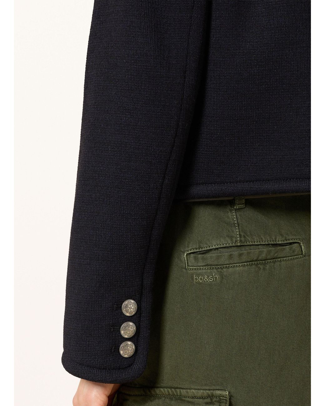 Ba&sh Blue Jacke BERADITH