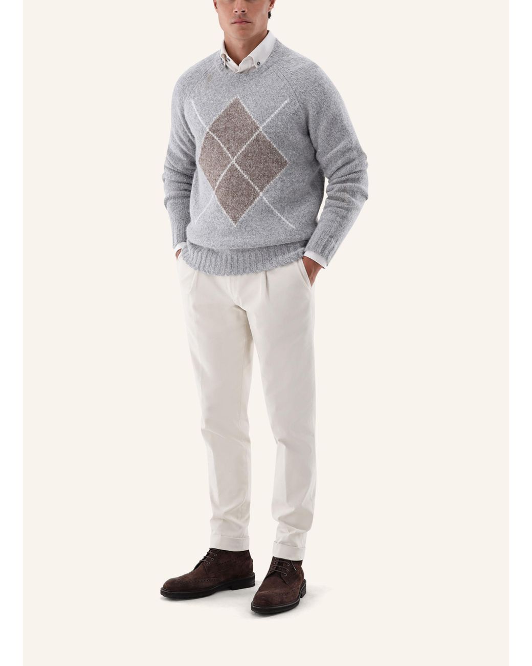 Van Laack Pullover in Gray für Herren