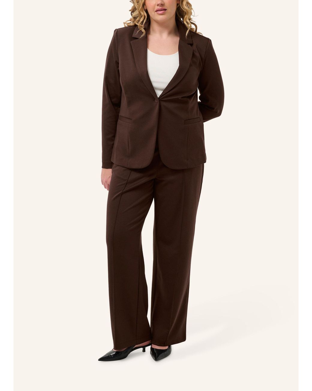 Kaffe Brown Blazer JENNA