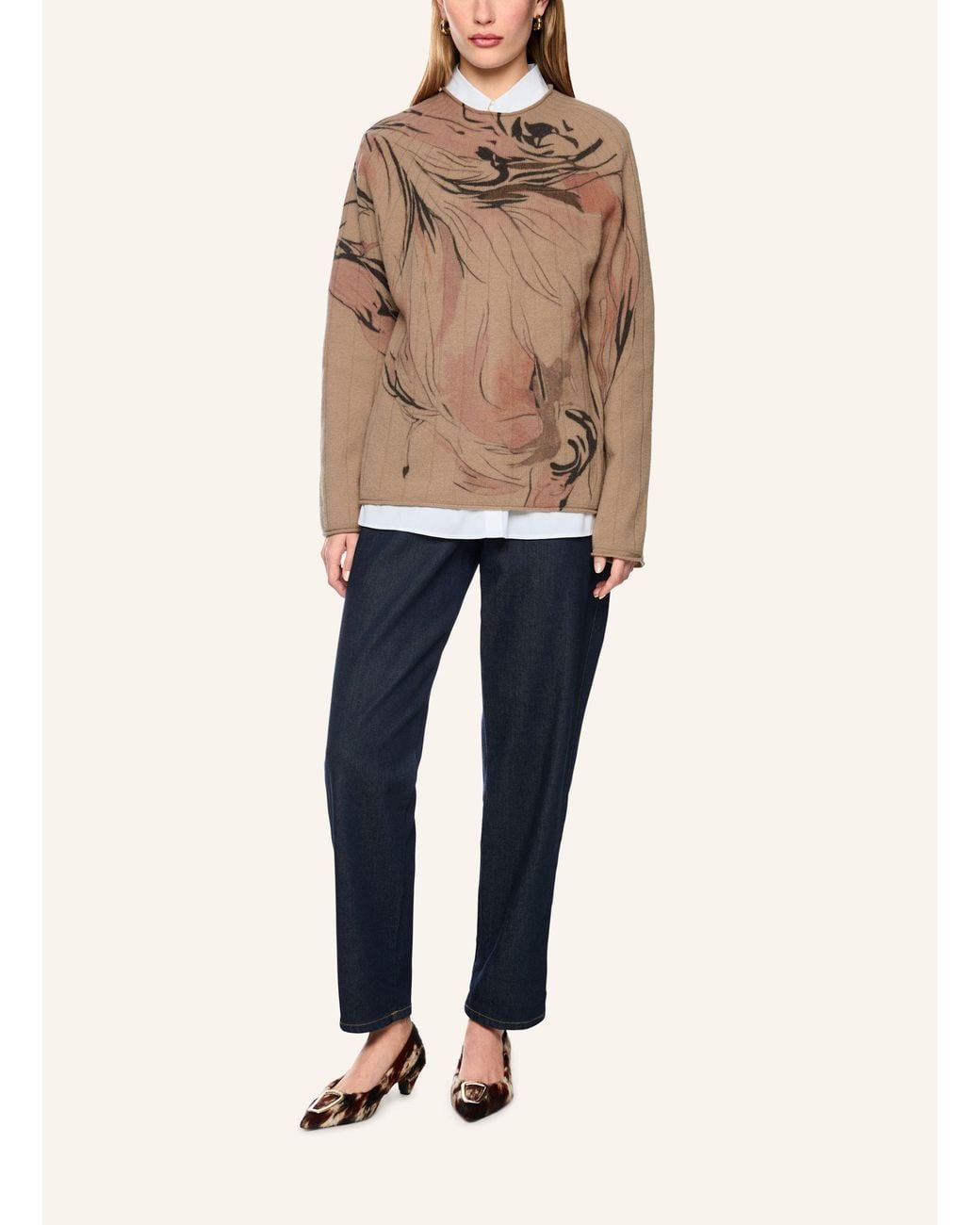 Marc Cain Brown Pullover