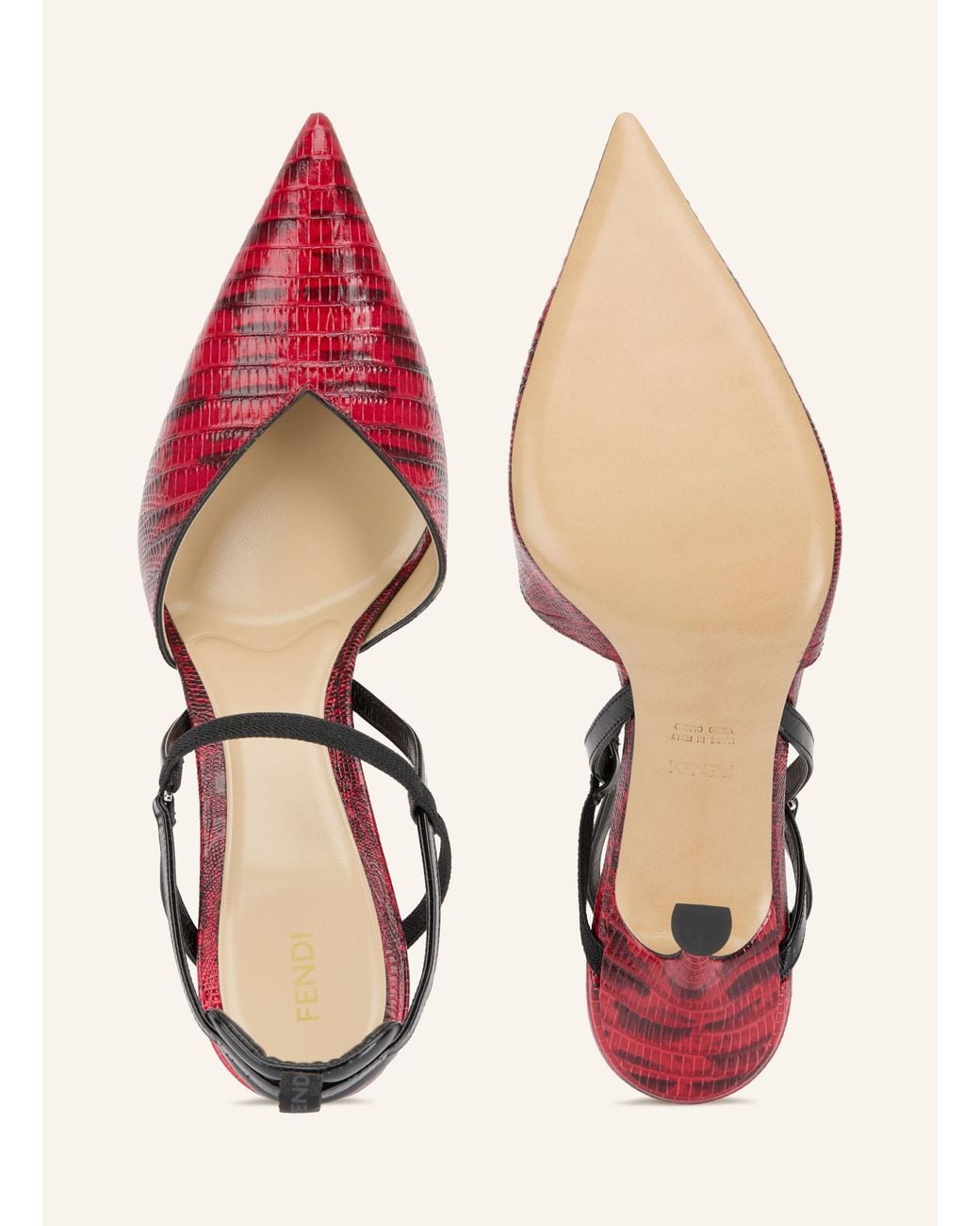 Fendi Pink Slingpumps