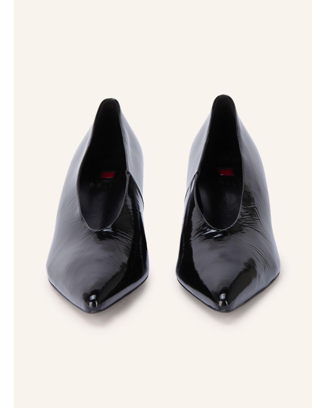 Högl Black Lack-Pumps