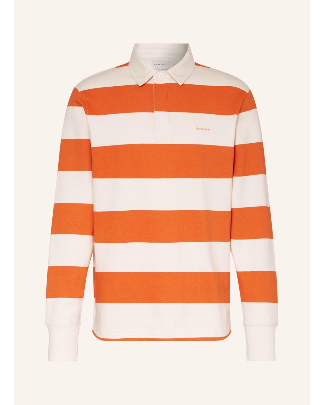GANT Strick-Poloshirt in Orange für Herren | Lyst DE