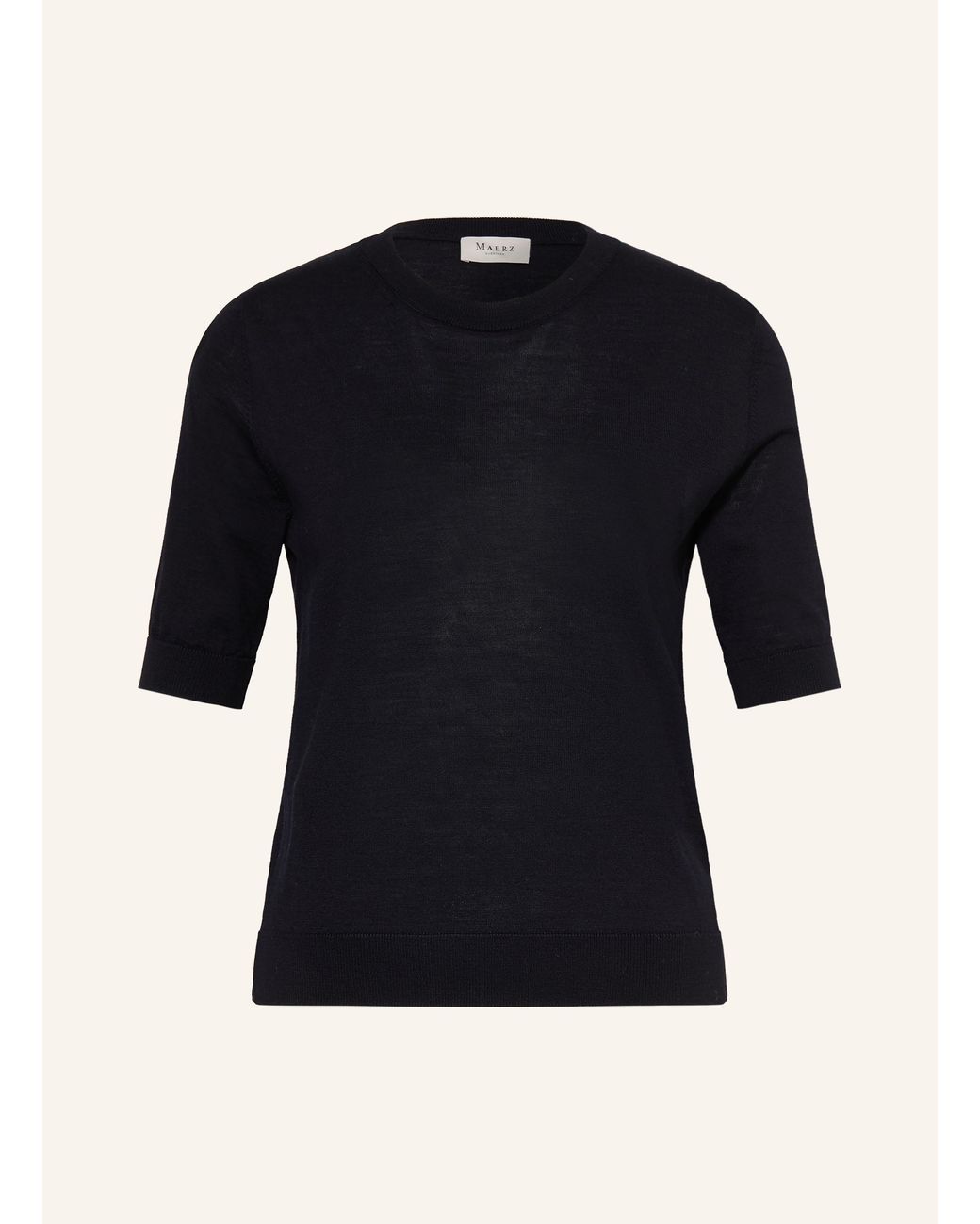 Maerz Blue Strickshirt