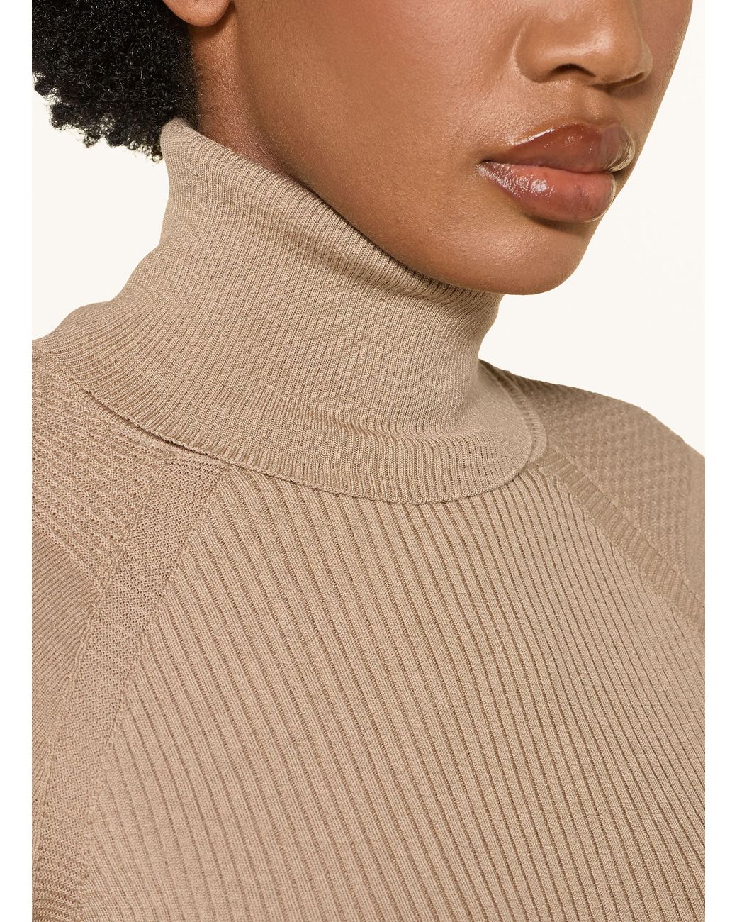 Moncler Natural Rollkragenpullover