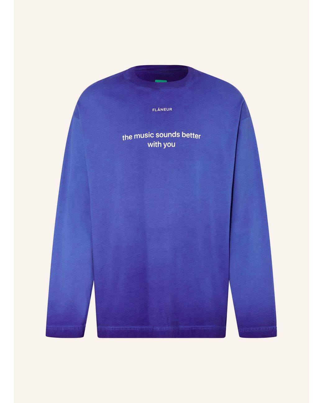 flâneur Longsleeve in Blue für Herren