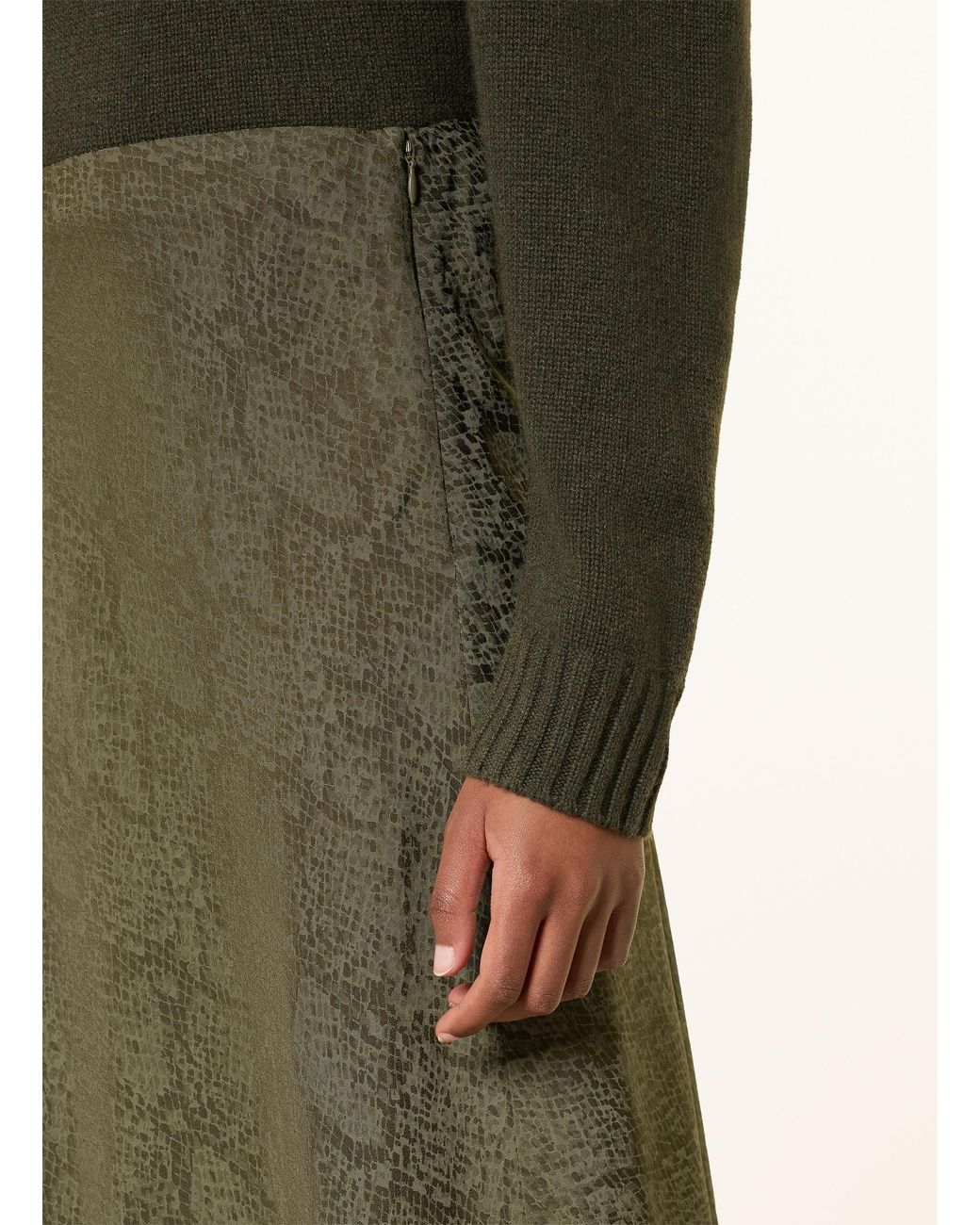 Ba&sh Green Jacquard-Rock RISTA