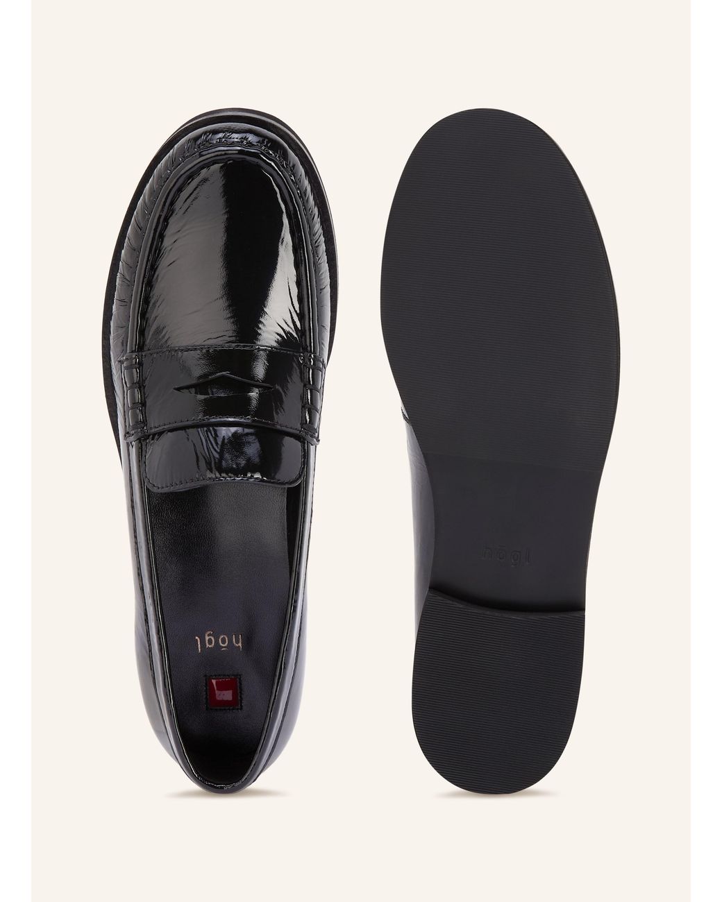 Högl Black Penny-Loafer