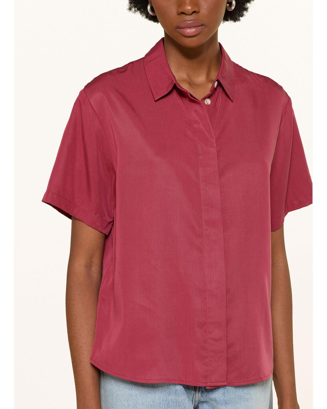 Samsøe & Samsøe Red Hemdbluse MINA
